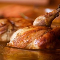 Pečené kuře s rozmarýnem