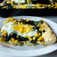 Celozrnná pizza se špenátem