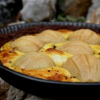 Hruškovo-čokoládový dort