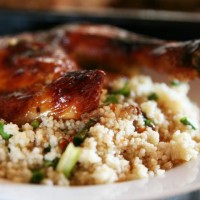 Pečené kuře na medové omáčce