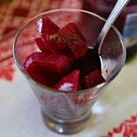 Zavařená červená řepa