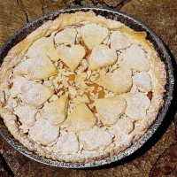 Meruňkový koláč z křehkého těsta