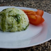 Risotto se zeleným chřestem