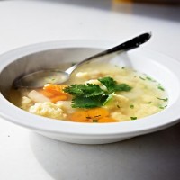 Jehněčí vývar s kapáním