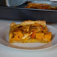 Dýňový slaný koláč