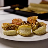 Zapečená listová kolečka