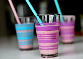 Malinovo-banánové smoothie