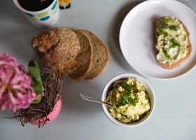 Vajíčková pomazánka s avokádem