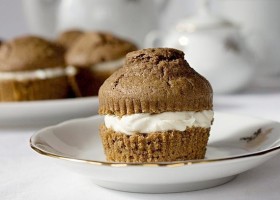 Karobové muffiny s mascarpone