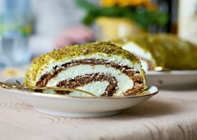 Pistáciová roláda