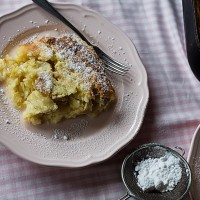 Nákyp z rýžových vloček s ovocem