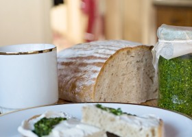 Pesto z česneku medvědího