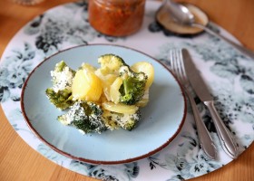 Zapečená brokolice