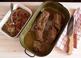 Pečené srnčí maso