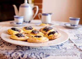 Pudinkovo-švestkové koláčky