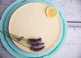 Citronový cheesecake