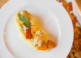 Pečené kuřecí maso s dýní