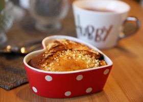 Pečený dezert s ovocem