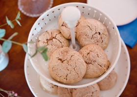 Kakaové pusinky s čokokapkami