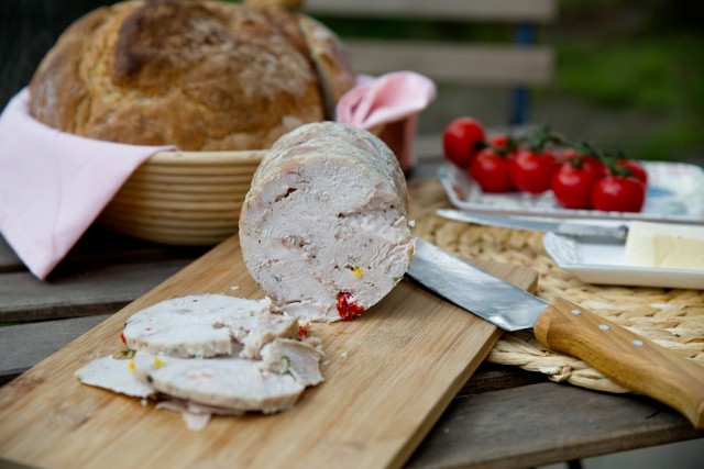 domácí krůtí šunka