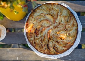 Jablečný bezlepkový koláč