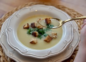 Krémová česnečka