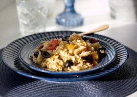 Lehký těstovinový salát