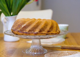 Banánová bábovka s čokoládou