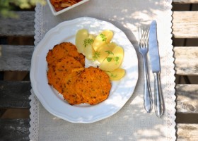 Pečené mrkvové placky