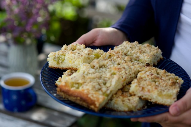 kynutý rebarborový koláč