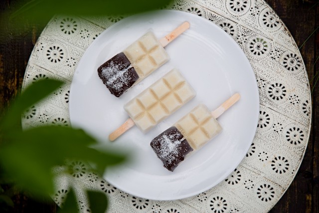 domácí kokosový nanuk