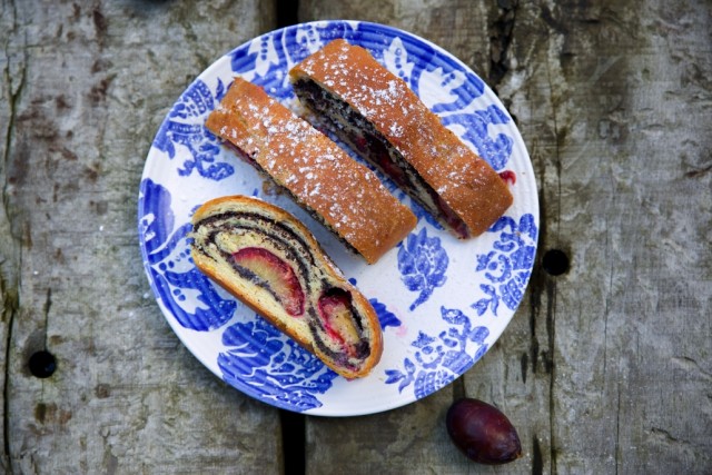 kynutý makový závin