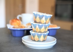 Ovocné muffiny s drobenkou