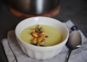 Cuketový krém s bramborami