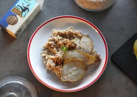 Snídaňová kaše z ovesných vloček