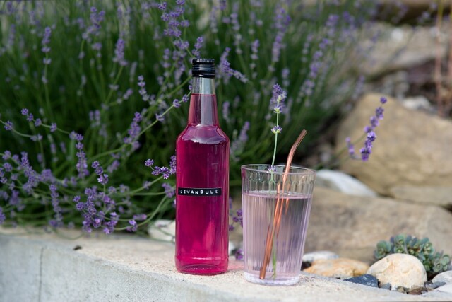 levandulový sirup