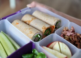 Plněné palačinky z celozrnné mouky