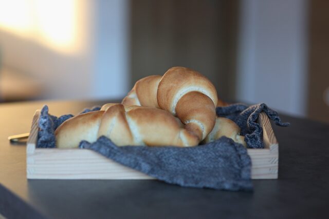 nadýchané domácí rohlíky