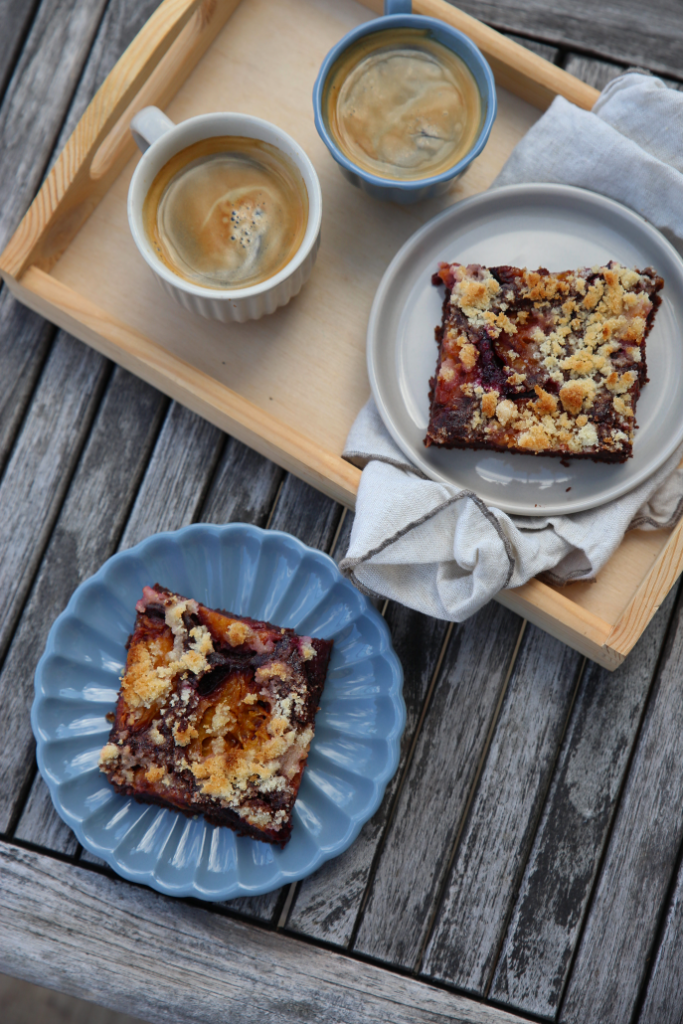 koláč na plech s ovocem