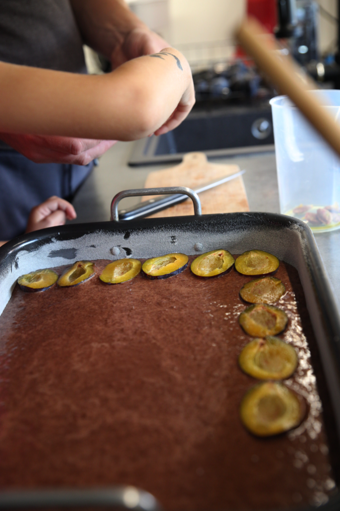 recept na koláč se švestkami